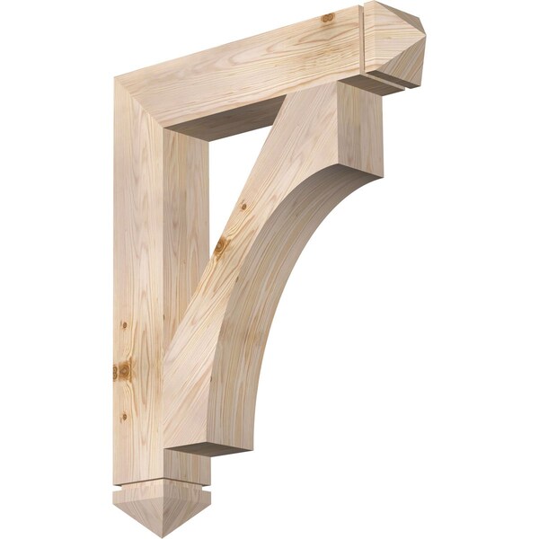 Ekena Millwork Westlake Arts & Crafts Smooth Bracket, Douglas Fir, 5 1/2"W x 30"D x 38"H BKT06X30X38WTL03SDF - main